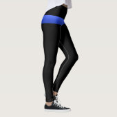 Leggings Ligne bleue mince (Droite)
