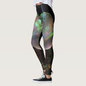 Leggings Ligne Bleue Mince - Bulles spatiales (Gauche)