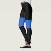 Leggings Ligne Bleue Mince Drapeau symbole de solidarité po (Gauche)