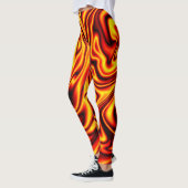 Leggings Ligne Bleue Mince - Feu (Gauche)