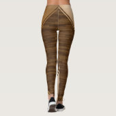Leggings Ligne Bleue Mince - Inlay en Bois (Dos)