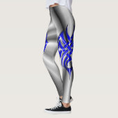 Leggings Ligne Bleue Mince - Starburst (Gauche)