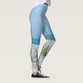 Leggings Ligne D'Aiguilles De Mer En Sable Blanc (Droite)