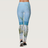 Leggings Ligne D'Aiguilles De Mer En Sable Blanc (Dos)