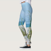 Leggings Ligne D'Aiguilles De Mer En Sable Blanc (Gauche)