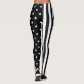 Leggings Ligne grise mince drapeau correctionnel de (Dos)