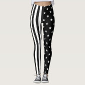 Leggings Ligne grise mince drapeau correctionnel de (Devant)