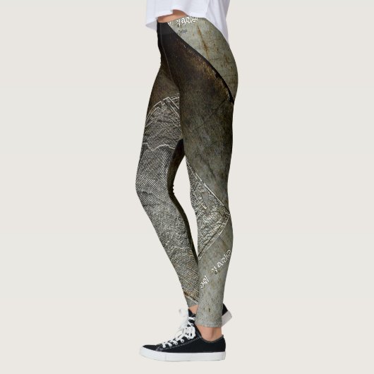 Leggings Ligne mince grunge 3 (Gauche)