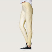 Leggings Lignes abstraites dorées (Gauche)