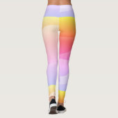 Leggings Lignes Abstraites Lumineuses (Dos)