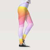 Leggings Lignes Abstraites Lumineuses (Droite)