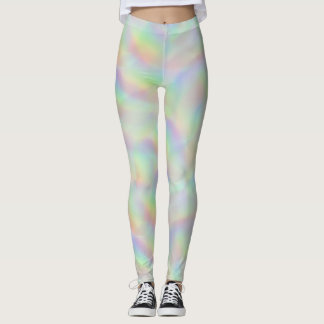 Leggings lignes arc-en-ciel