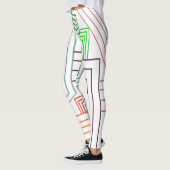 Leggings Lignes Art Déco (Gauche)