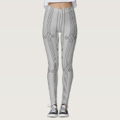 Leggings Lignes Art Déco (Devant)