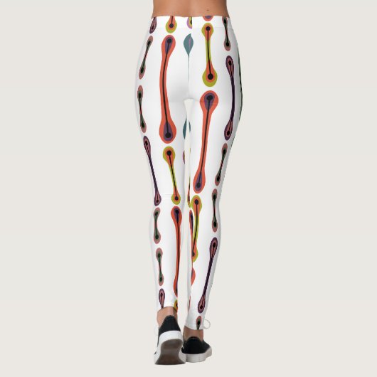 Leggings Lignes atomiques (Dos)