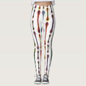 Leggings Lignes atomiques (Devant)