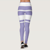 Leggings Lignes d'art Abstrait pastel Pale Lavender violet (Dos)