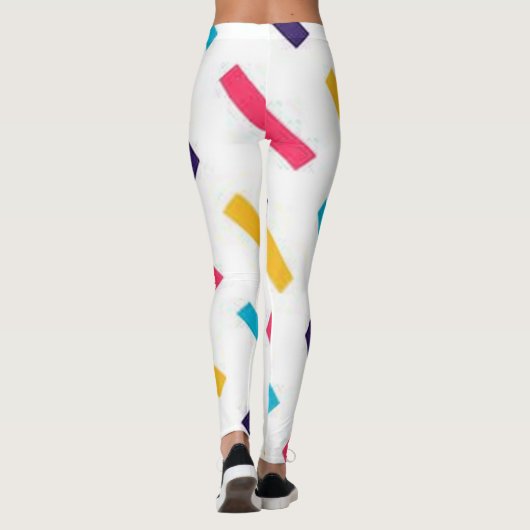 Leggings Lignes de couleur (Dos)