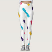 Leggings Lignes de couleur (Devant)