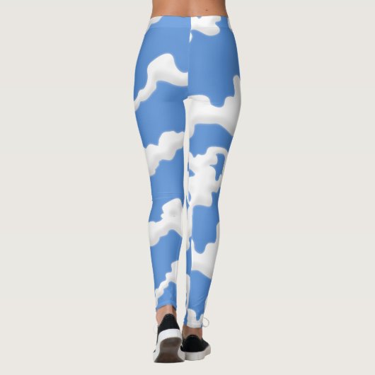 Leggings Lignes de nuage (Dos)