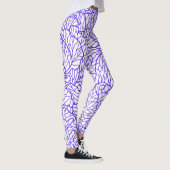 Leggings Lignes de Patton pour Violet  (Droite)
