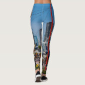 Leggings Lignes de quai de marine (Dos)