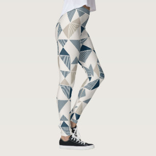 Leggings Lignes de tirets triangles