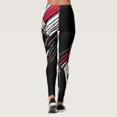Leggings Lignes de vitesse de voiture de course de formule (Dos)