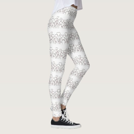 LEGGINGS **LIGNES DES COEURS** (Droite)