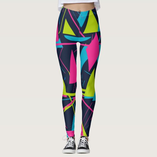 Leggings Lignes dynamiques (Devant)