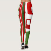 Leggings Lignes et rectangles (Dos)