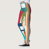 Leggings Lignes et rectangles (Gauche)