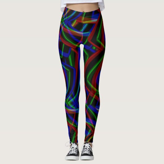 Leggings Lignes folles (Devant)