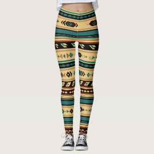 Leggings Lignes géométriques culturelles