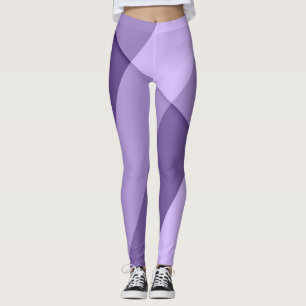 Leggings Lignes géométriques modernes violets ultra violets