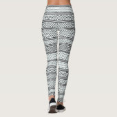 Leggings lignes géométriques simples (Dos)
