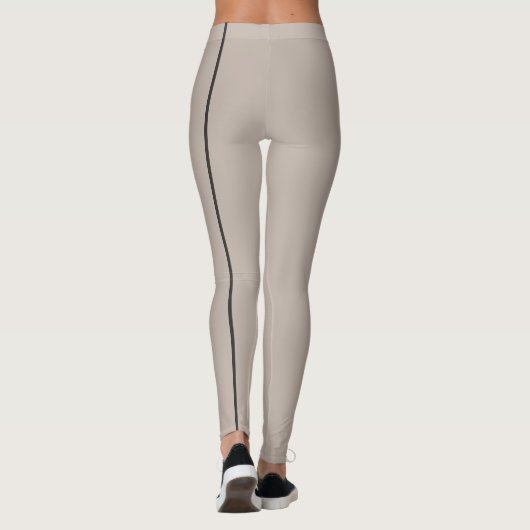 Leggings Lignes minces lumineuses Brown (Dos)