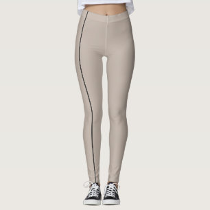 Leggings Lignes minces lumineuses Brown