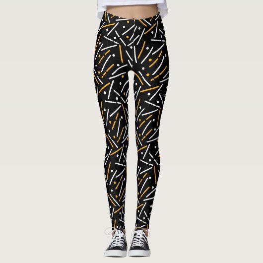 Leggings Lignes Motif 4 (Devant)