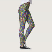 LEGGINGS LIGNES MULTICOLORÉES (Droite)