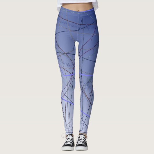 Leggings Lignes sur des lignes (Devant)