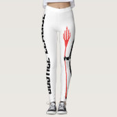 Leggings Ligue de Justice | Aquaman Pose Noir Pop Art (Devant)