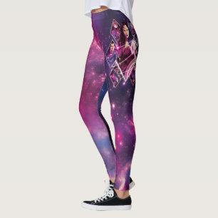 Leggings Ligue de Justice   Panneaux de groupe galactique d
