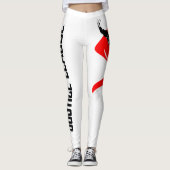 Leggings Ligue de Justice | Superman Flying Noir Pop Art (Devant)