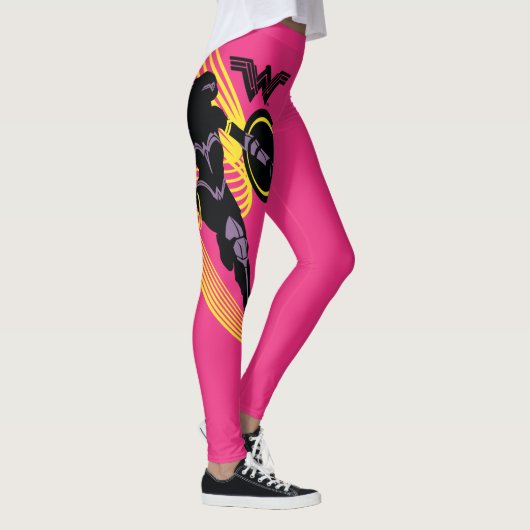 Leggings Ligue de Justice | Wonder Woman Icon Silhouette (Droite)