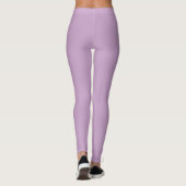 Leggings Lilac clair violet couleur personnalisée mignon fi (Dos)