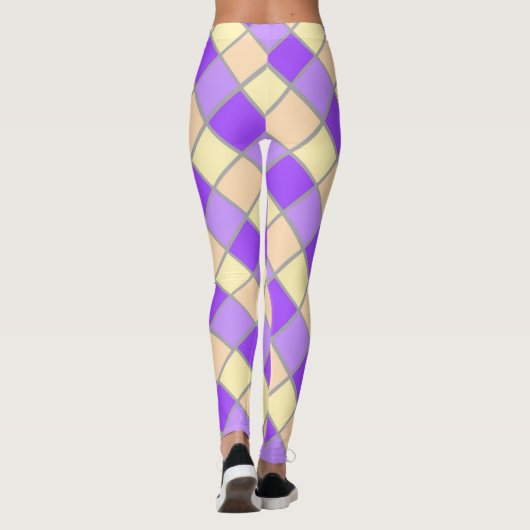 Leggings Lilac et Peach (Dos)