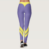 Leggings Lilac Jaune & Blanc Jaune & Blanc Jaune Moderne Le (Dos)