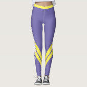 Leggings Lilac Jaune & Blanc Jaune & Blanc Jaune Moderne Le (Devant)
