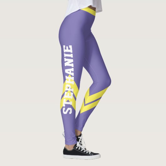 Leggings Lilac Jaune & Blanc Jaune & Blanc Jaune Moderne Le (Droite)